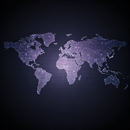 Technical world map